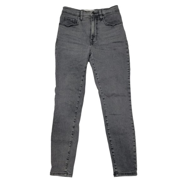 Everlane Gray Grey Skinny High Rise Ankle Stretchy Jeans 26 - Picture 1 of 12
